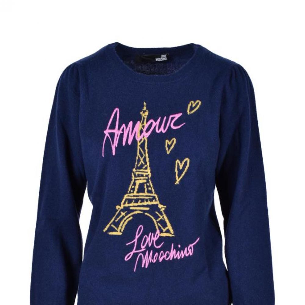 Love Moschino Pull Femme Bleu